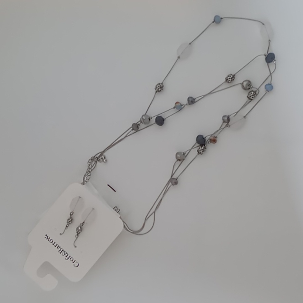 Croft and Barrow earrings and necklace